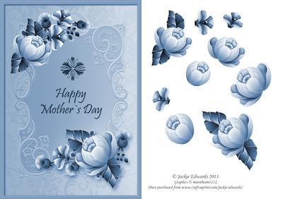 Beautiful Flowers for Mothers Day Blue