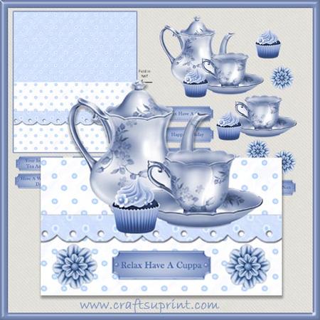 Relax Have a Cuppa Over the Top Mini Kit