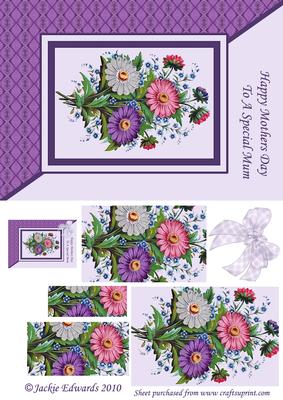 Bouquet of Flowers Card Front