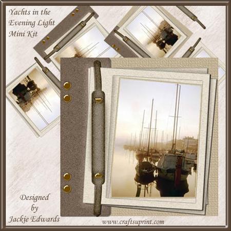 Yachts in the Evening Light Mini Kit