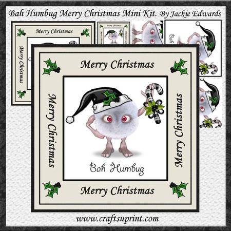 Bah Humbug Merry Christmas Mini Kit