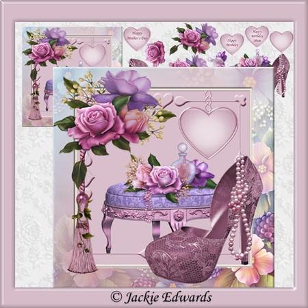 Flowers Shoe and Beads Mini Kit
