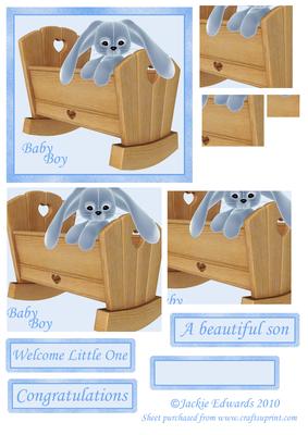 Baby Boy Pyramid Topper