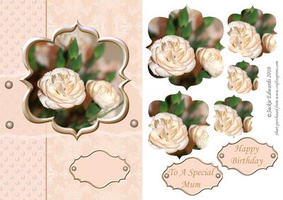 Beautiful Framed Flowers Pyramid