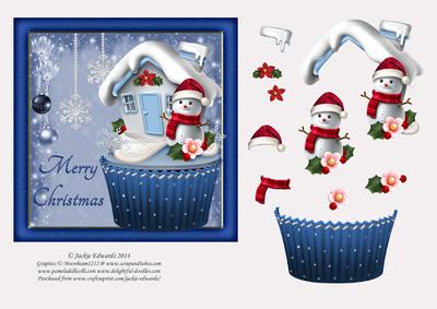 Snowman Cupcake