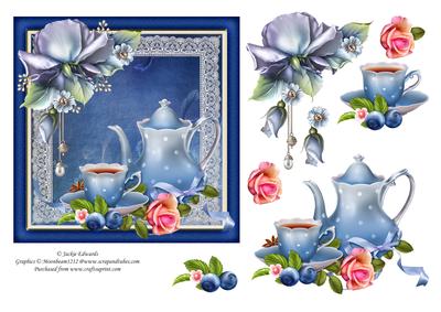 Porcelain Roses Lace and Tea