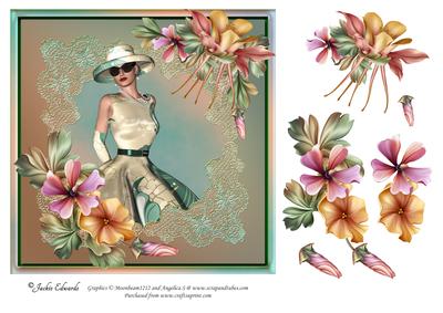 Lady Lace and Flowers
