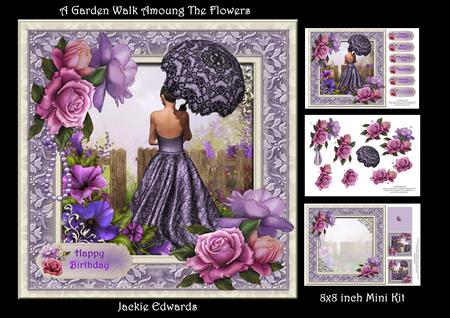 A Garden Walk Among the Flowers Mini Kit