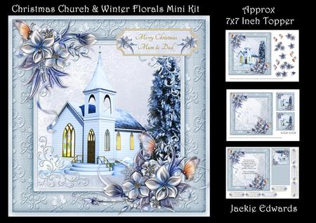 Christmas Church & Winter Florals Mini Kit