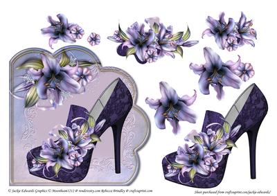 Christmas Shoe & Wynter Lilies