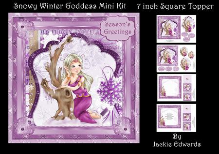 Snowy Winter Goddess Mini Kit