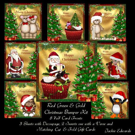 Red Green & Gold Christmas Bumper Kit
