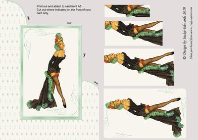 Show Girl Card Front