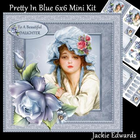 Pretty in Blue 6x6 Mini Kit