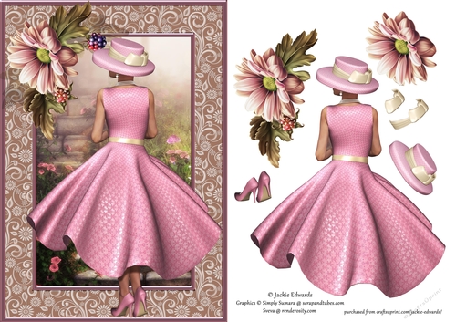 Pink Lady & Autumn Flowers