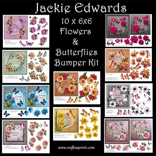 Flowers & Butterflies Bumper Kit