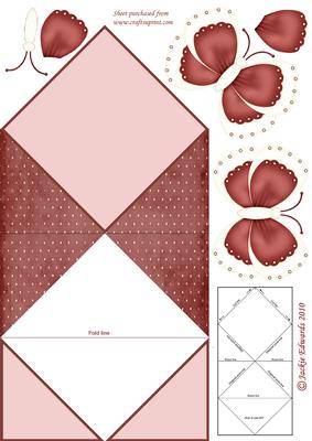 Spring Card with Butterfly Decoupage