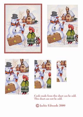 Travelling Snowman Pyramid
