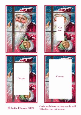 Santa Looking in the Window Tunnel