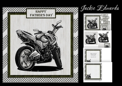 Motorbike Fathers Day Mini Kit