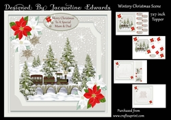 Wintery Christmas Scene Mini Kit