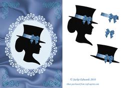 Cameo on Blue Step-by-step