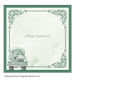 Anniversary Love Gnomes Insert Purple