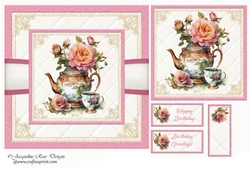 Teapot & Roses