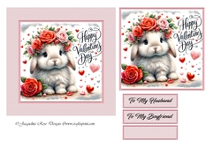Valentines day Cute Rabbit