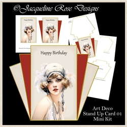 Art Deco Stand Up Card 01 Mini Kit
