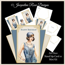 Art Deco Stand Up Card 03 Mini Kit