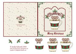 Christmas Mouse Step-by-step Card