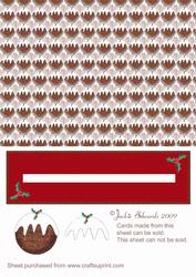 Christmas Pudding Penny Slider