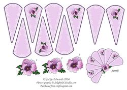Pansy Fan Sheet 2