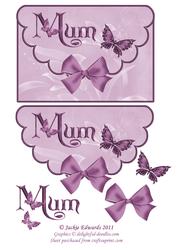 Scalloped Edged Envelope Style Card Mum 3