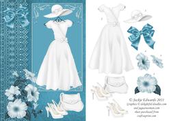 Dressing Up Decoupage Card Front