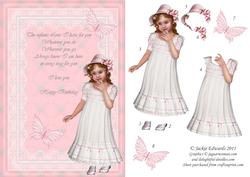 Sugar and Spice with Lace Frame and Butterflies