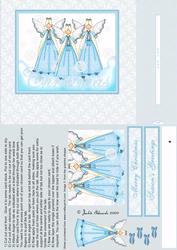 Moveable Angel Christmas Card