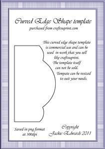 Curved Edge Template
