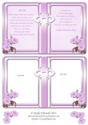 Mother's Day Framed Verse with Flowers 2