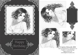 A Beautiful Portrait in Black and White