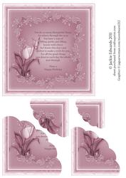 Tulip, Butterfly, Lace and Verse Corner Stacker