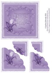 Tulip, Butterfly,lace and Verse Corner Stacker 2