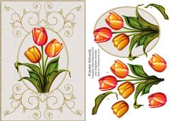 Tulips Decoupage