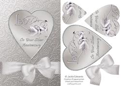 Silver Anniversary Card Front