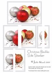 Christmas Baubles Side Stacker