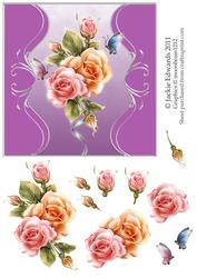 Bouquet of Roses 6x6 Card