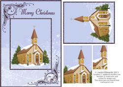 Christmas Church Card Front