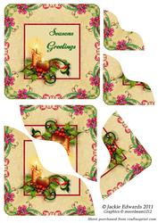 Christmas Candle Corner Stacker