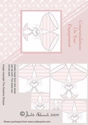 Engagement Card Pink